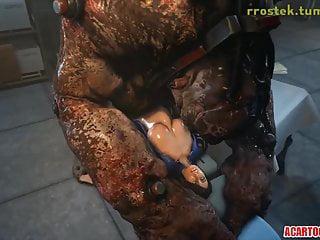 Große Titten und große Muschi werden durchbohrt